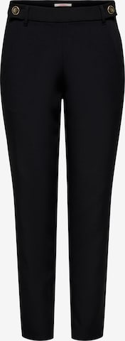 juoda ONLY Standartinis „Chino“ stiliaus kelnės 'ONLASTRID': priekis