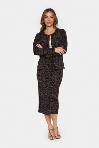 SAINT TROPEZ Cardigan 'Zhila' i brun