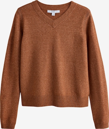 Pull-over Next en marron : devant