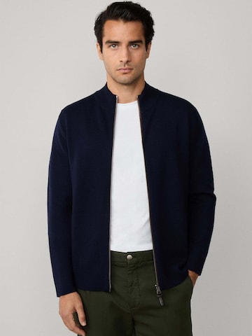 Hackett London Strickjacke in Blau: Vorderseite