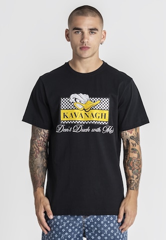 Gianni Kavanagh Shirt 'Grumpy Duck' in Black: front