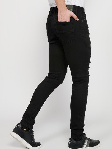 KOROSHI Slimfit Jeans in Zwart