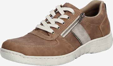 Chaussure de sport à lacets '03500' Rieker en marron : devant