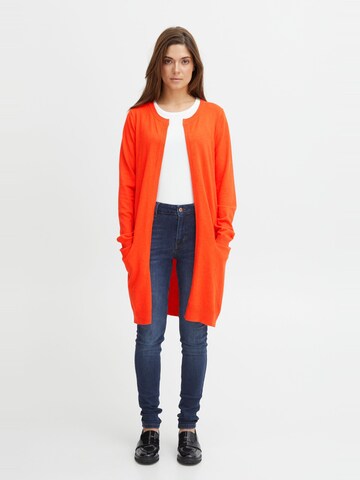 PULZ Jeans - Cárdigan 'Sara' en rojo
