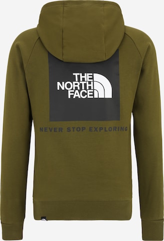 THE NORTH FACE Regular fit Sweatshirt 'RED BOX' in Groen