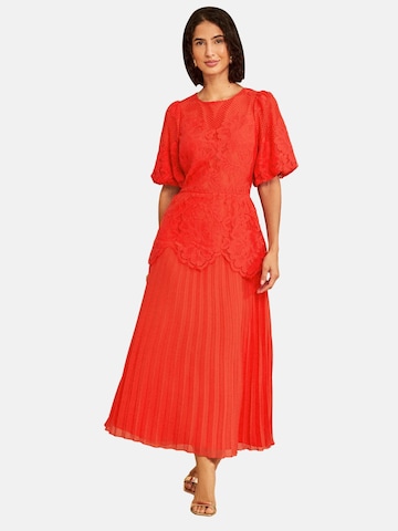 Robe love & roses en rouge : devant