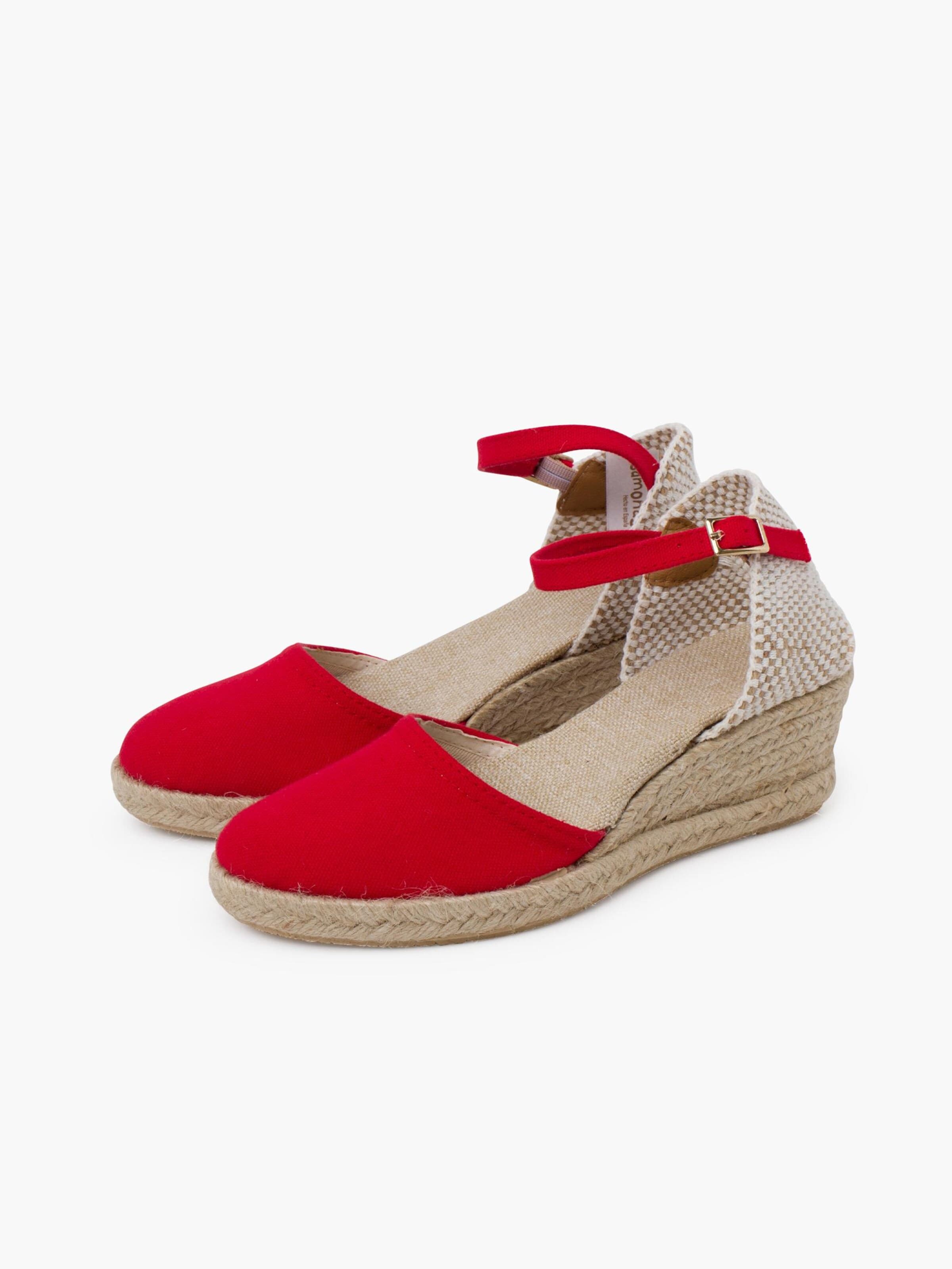 Sandales Pisamonas en rouge