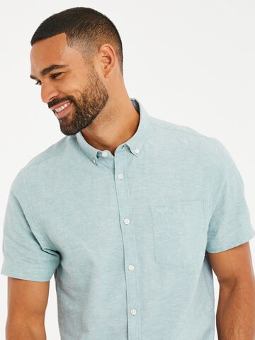 Threadbare Regular fit Πουκάμισο 'Dragon' σε πράσινο