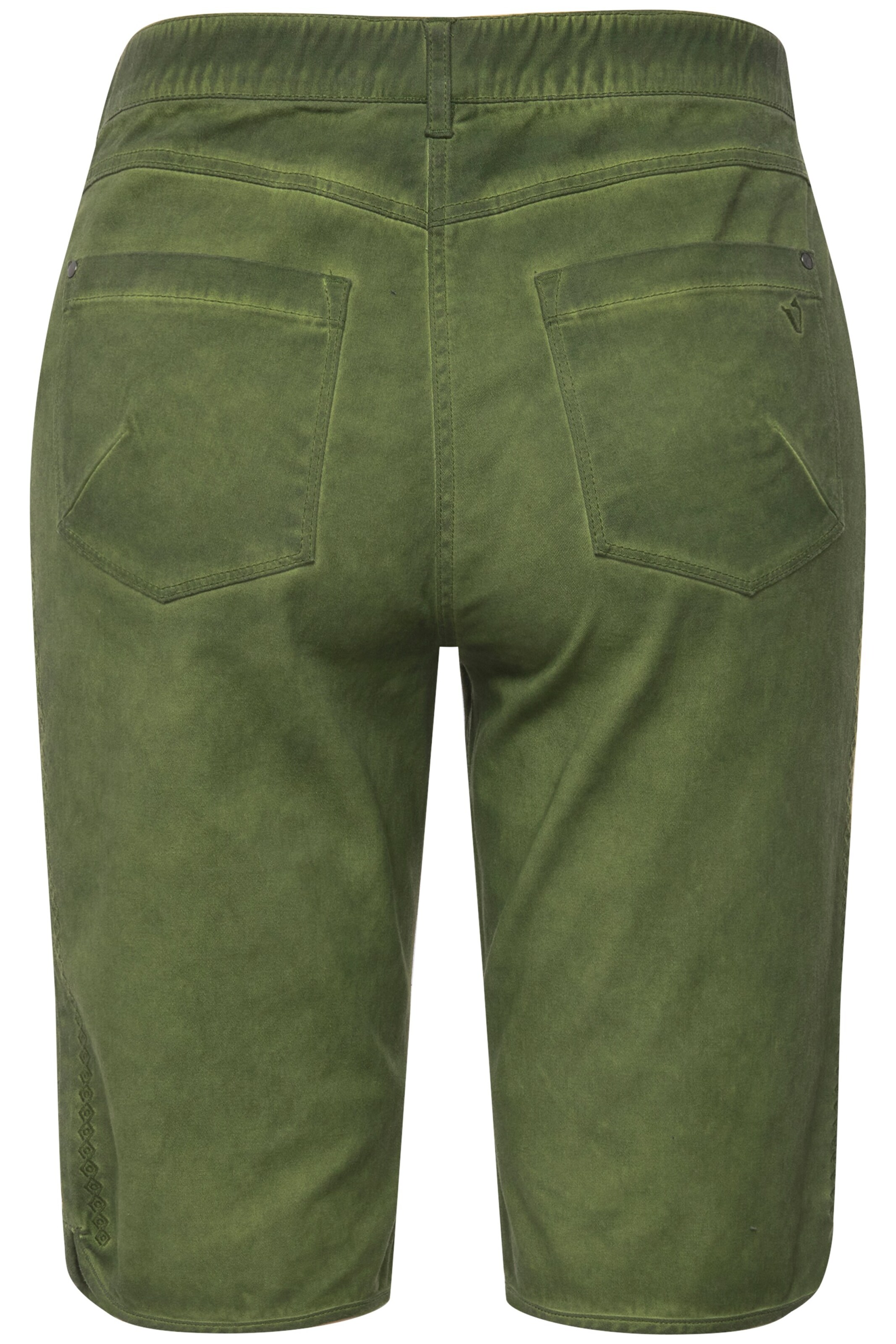 Ulla Popken Regular Shorts in Grün