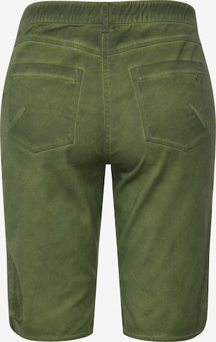 Regular Pantalon folklorique Ulla Popken en vert