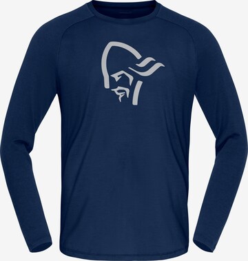 Norrøna Performance Shirt in Blue: front