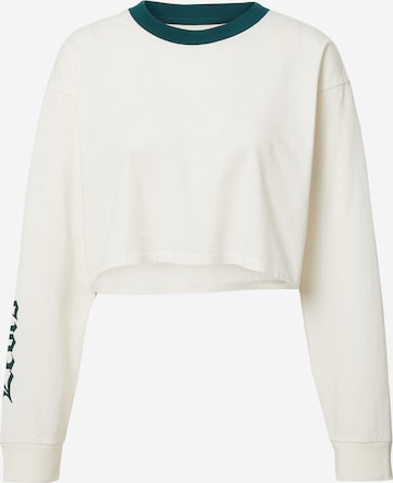 LEVI'S ® Shirt 'Graphic LS Crop Reese' in White: front