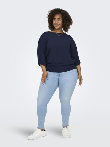 ONLY Carmakoma Shirt in Blauw