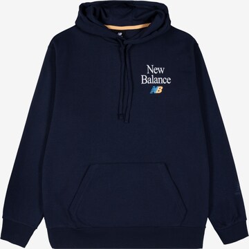 new balance Sweatshirt 'Essentials Celebrate' in Blau: predná strana