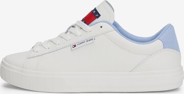 Baskets basses Tommy Jeans en blanc : devant