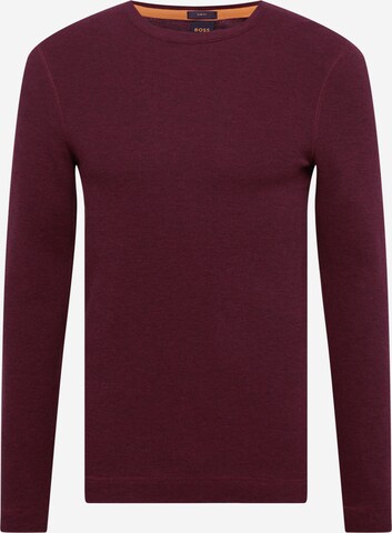 BOSS Sweater 'Tempest' in Red: front