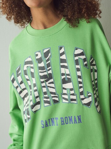 Next Sweatshirt in Grün