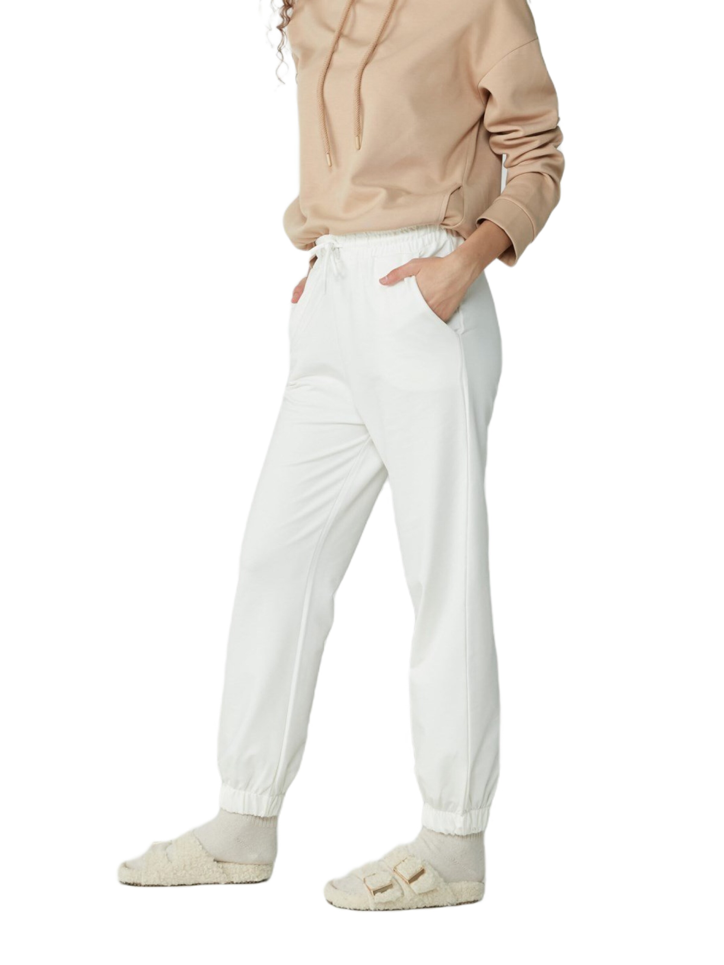 C&City Tapered Pants in White