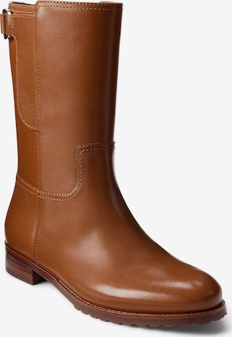 Bottines 'TASHA' Lauren Ralph Lauren en marron : devant
