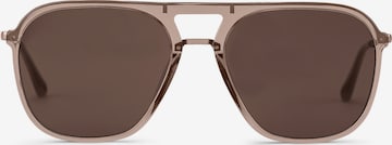 Kapten & Son Okulary przeciwsłoneczne 'Zurich Transparent Hazel Brown' w kolorze brązowy