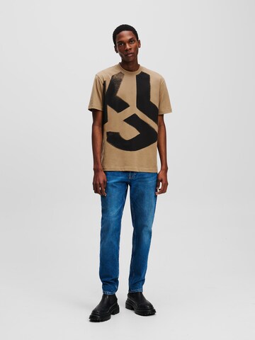 KARL LAGERFELD JEANS Tričko – bronzová