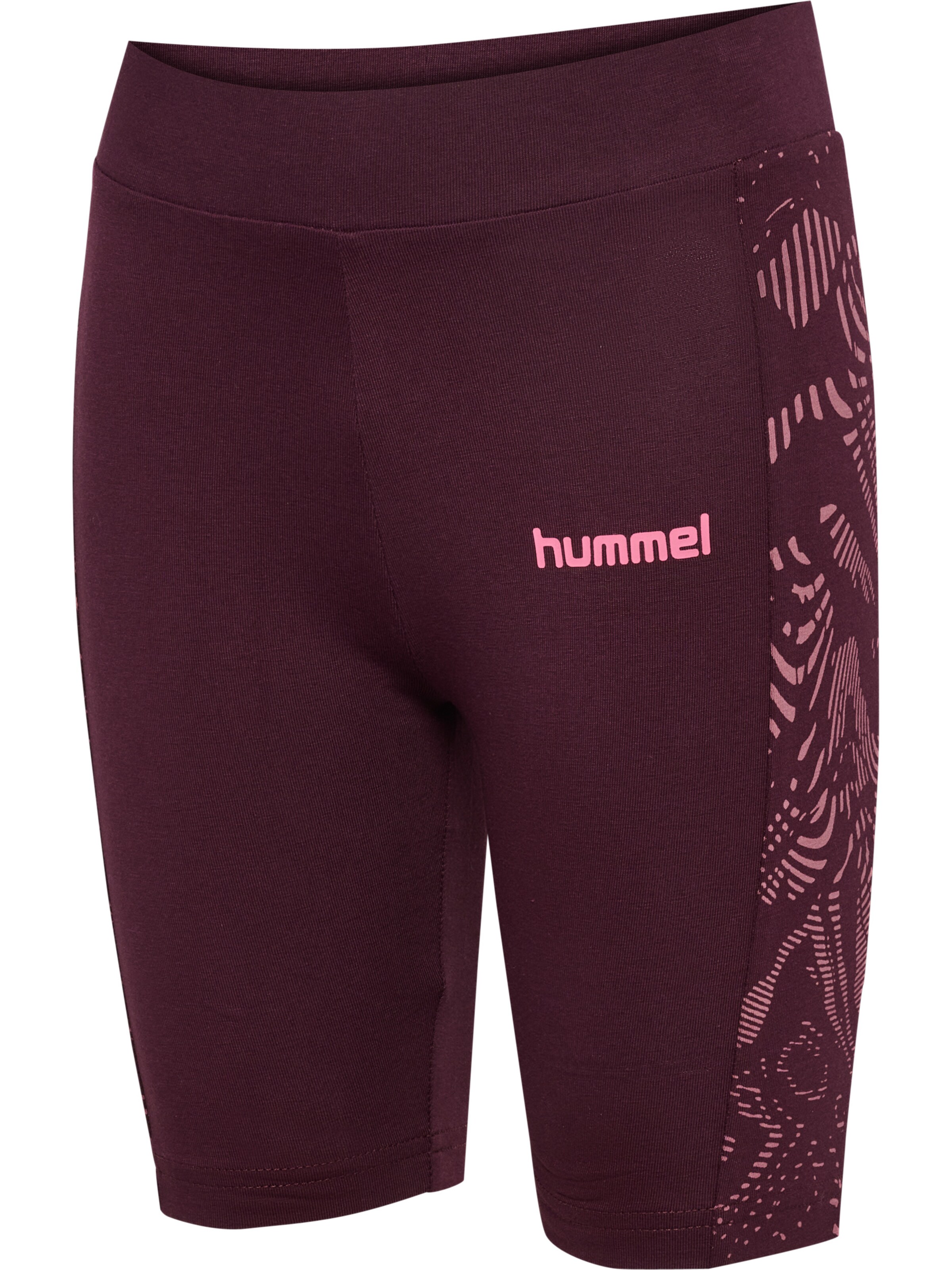 Hummel Slimfit Sporthose in Lila