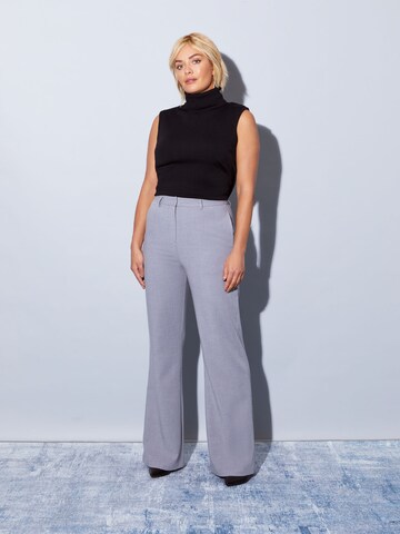 Loosefit Pantalon à plis 'Madlen' ABOUT YOU x Iconic by Tatiana Kucharova en gris