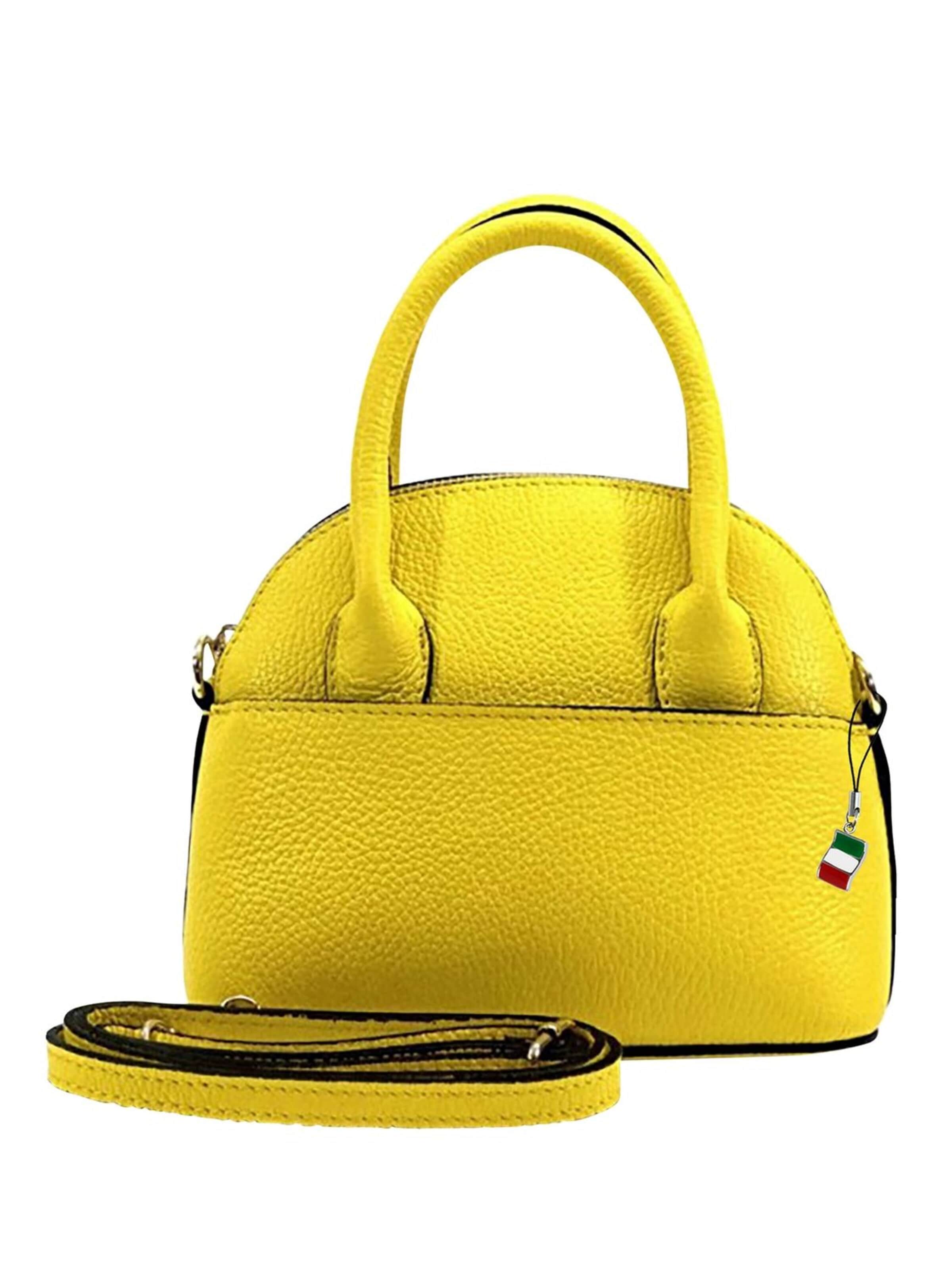 Florence Crossbody Bag in Yellow: front