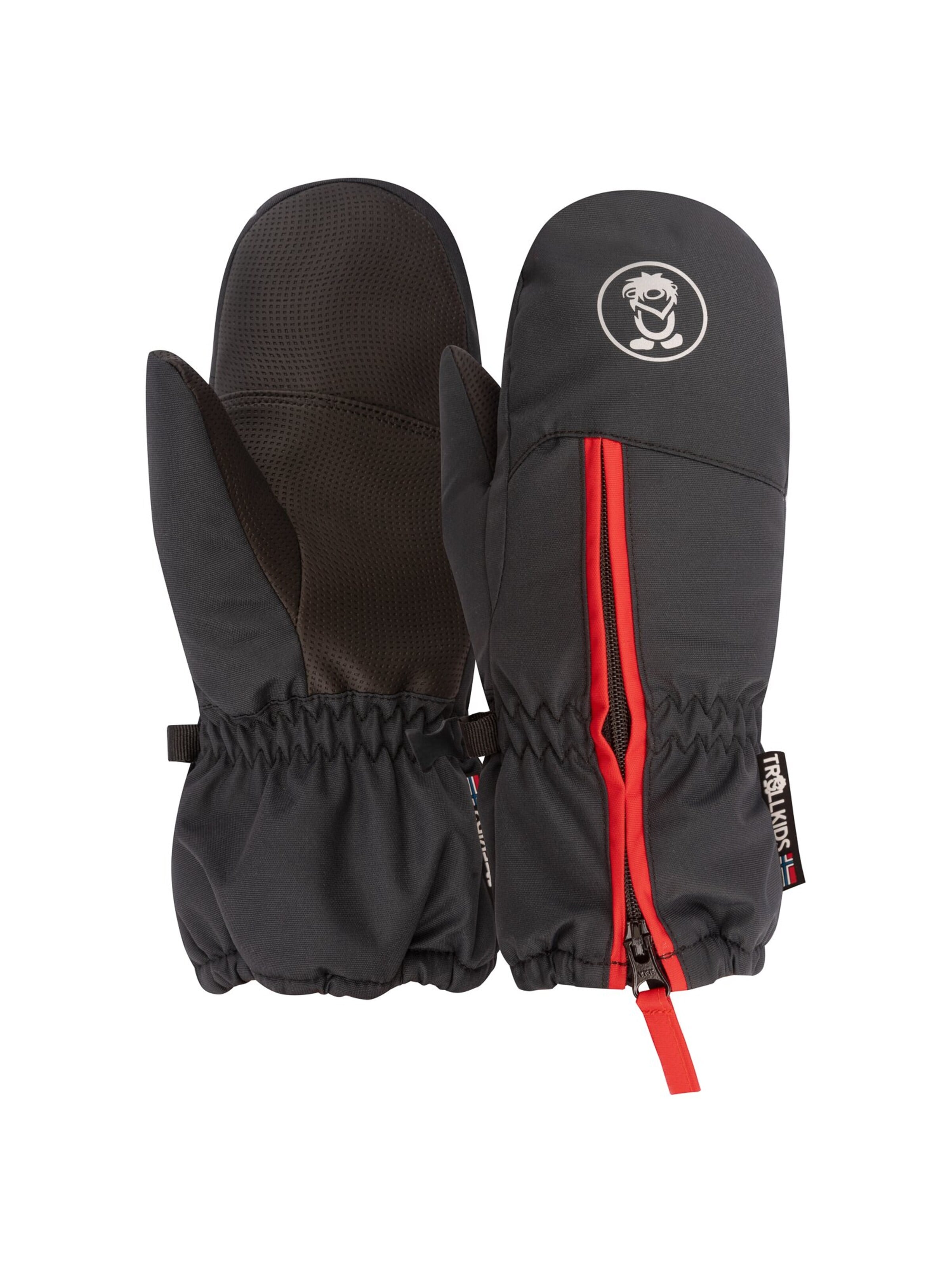 TROLLKIDS Gloves in Black: front