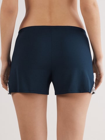 INTIMISSIMI Pajama Pants 'Pretty Flowers' in Blue