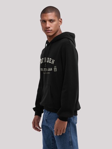 Sweat-shirt 'Knut & Jan Hamburg Noorden Collegiate Sand' F4NT4STIC en noir