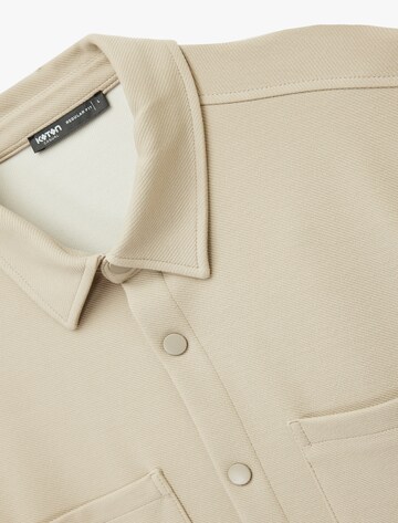 Koton Comfort Fit Hemd in Beige