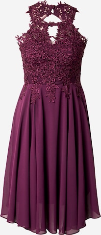 APART Cocktailmekko värissä lila: etupuoli