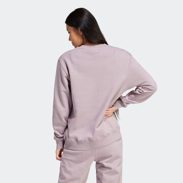 ADIDAS SPORTSWEAR Athletic Sweatshirt 'Essentials Linear' in Purple