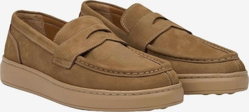 Desa Classic Flats 'Slipper' in Brown: front