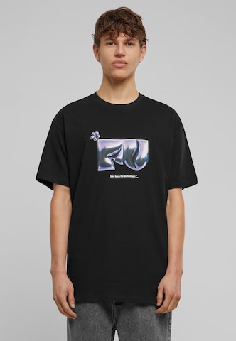 MT Upscale T-shirt 'FU' i svart: framsida