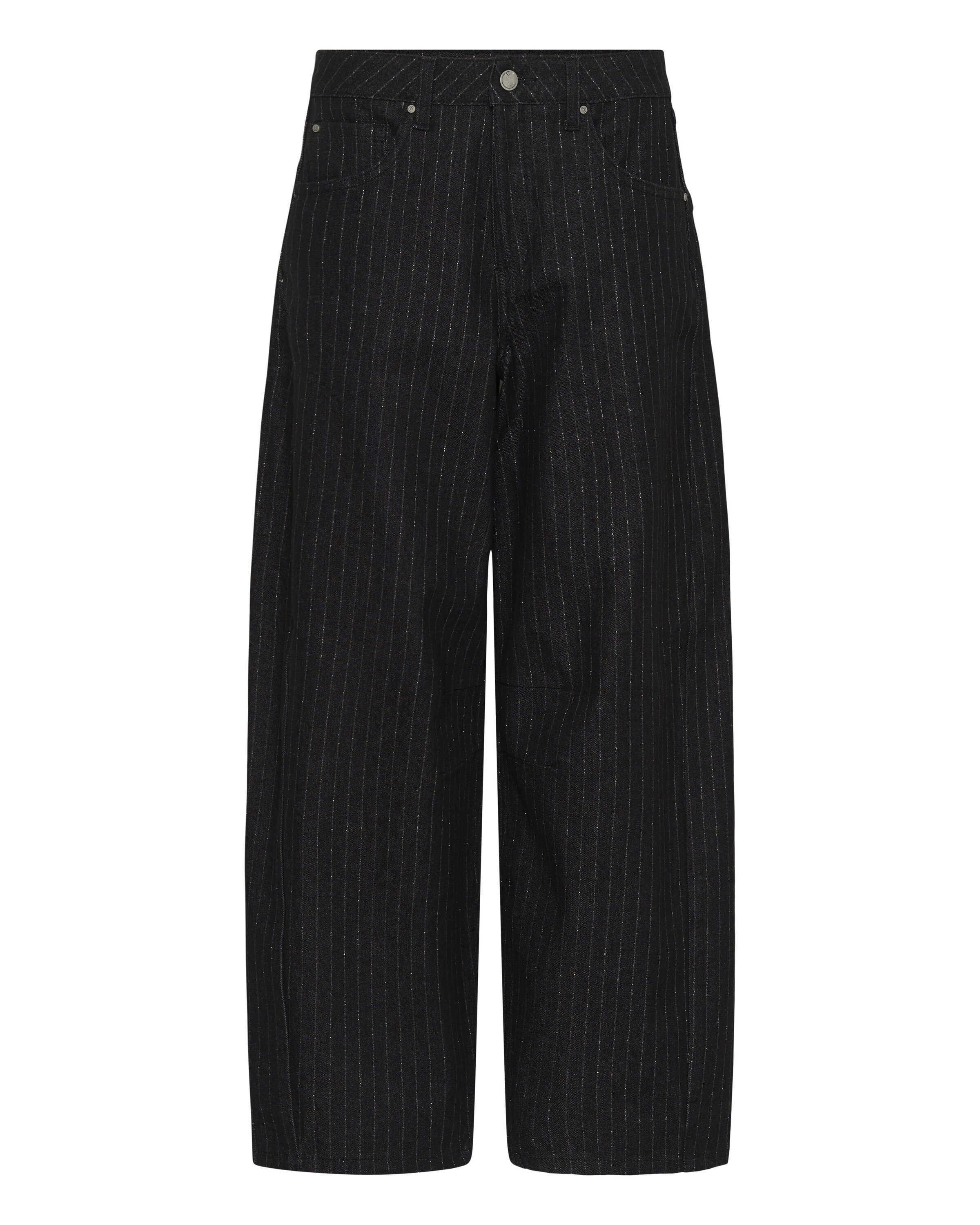 Cream - Loosefit Calças de ganga 'Marelli' em preto: frente