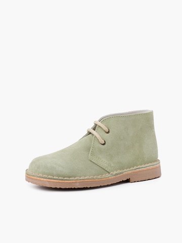 Pisamonas - Botas en verde: frente