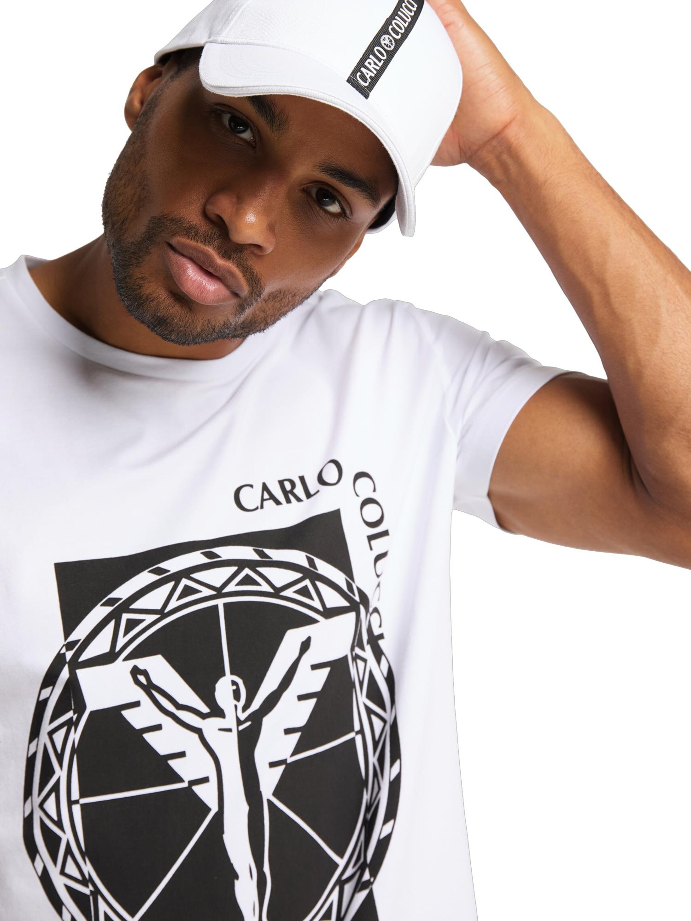 Carlo Colucci Pet 'Colorio' in Wit: voorkant