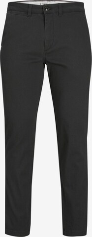 Coupe slim Pantalon chino JACK & JONES en noir : devant