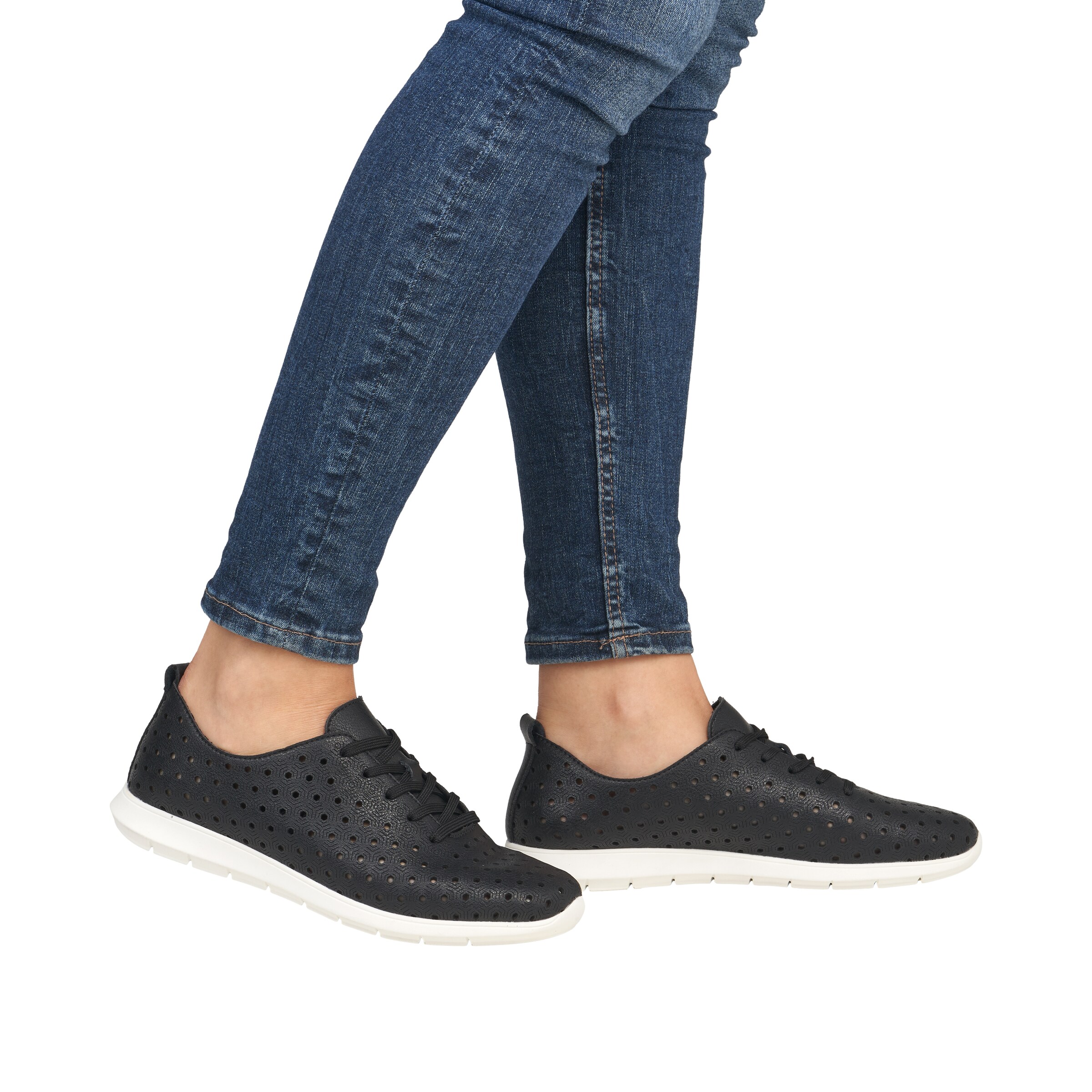 Chaussure à lacets 'R7101' REMONTE en noir