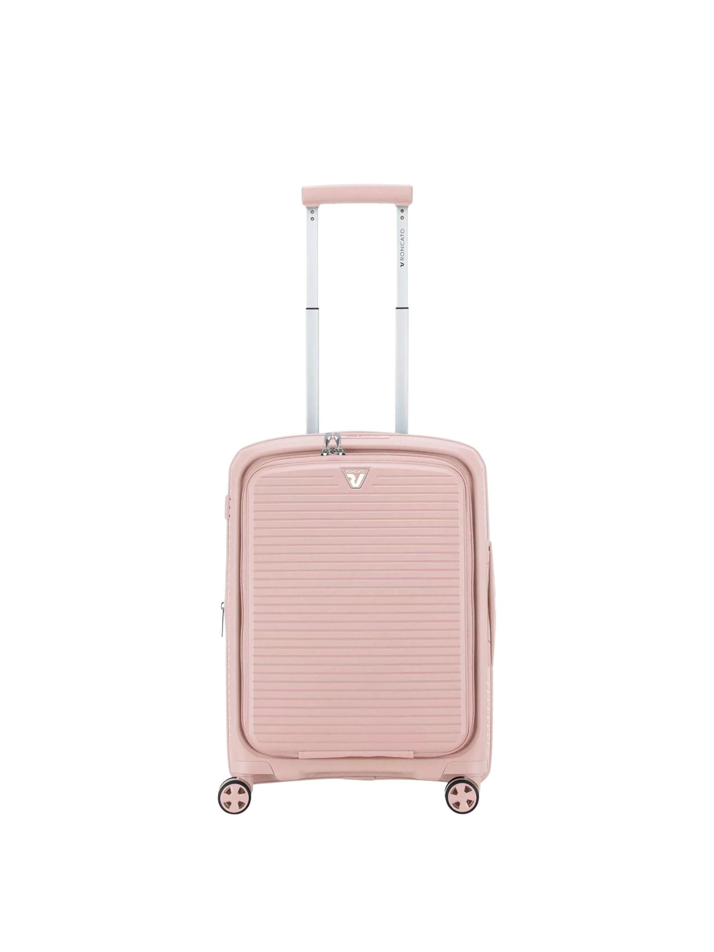 Roncato Trolley 'RONCATO TROLLEY CABINA 4R 55/23CM EXP. ARCADE DLX Valigie e Trolley' in Pink: front
