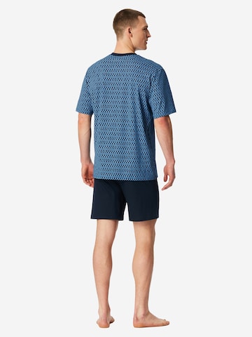 Pyjama court 'Comfort Nightwear' SCHIESSER en bleu