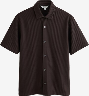 Next - Camisa em castanho: frente