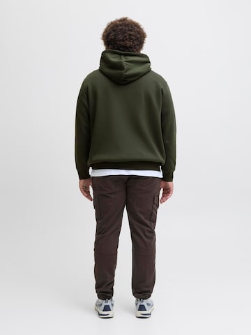 Jack & Jones Plus Sweatshirt 'JJEStar' in Green
