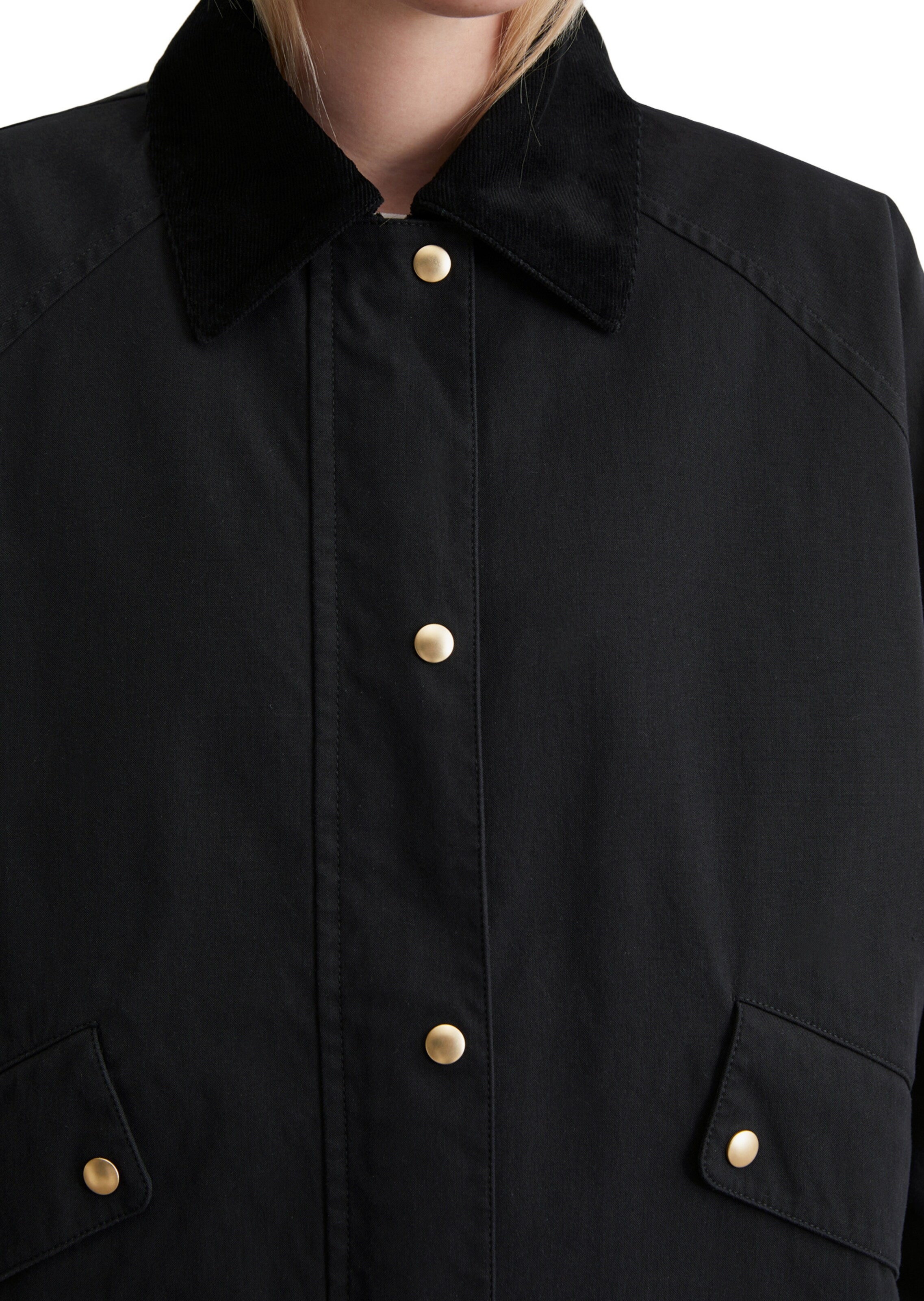 Marc O'Polo Between-season jacket 'Vintage-Vibe' in Black