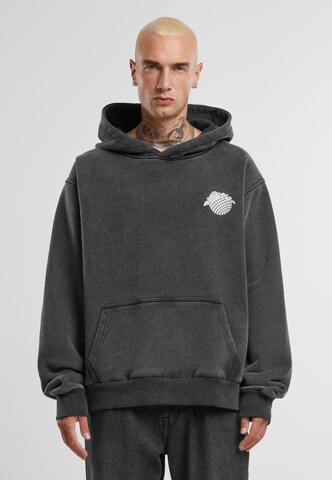 Sweat-shirt Pica Pica en noir : devant