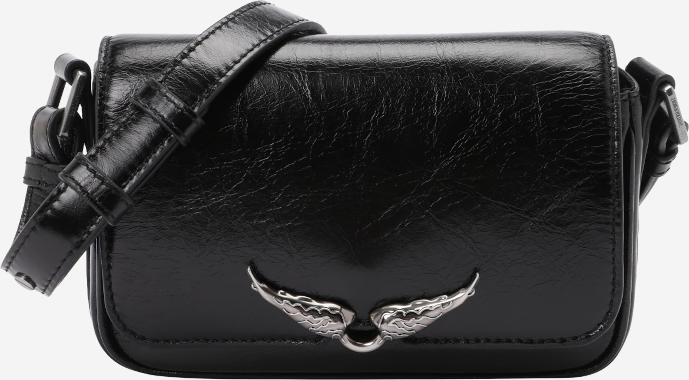 小物 TVB Zadig & Voltaire Geantă de umăr 'ZAZI' pe Negru | ABOUT YOU