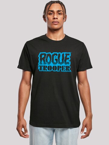 T-Shirt 'Rogue Trooper Comic Book Blue Logo' F4NT4STIC en noir : devant