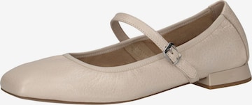 Ballerines à lanières CAPRICE en beige : devant